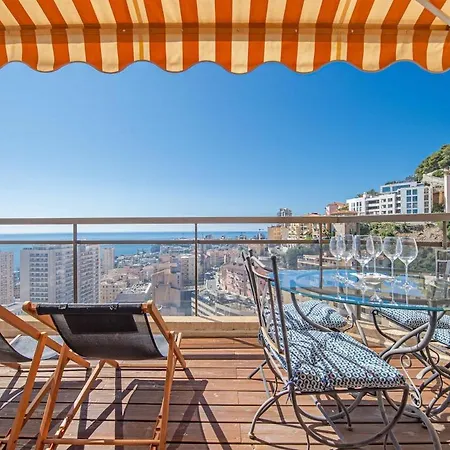 アパート 5mn Monaco - Sublime Ecrin - Terrasse Vue - Em ボーソレイユ